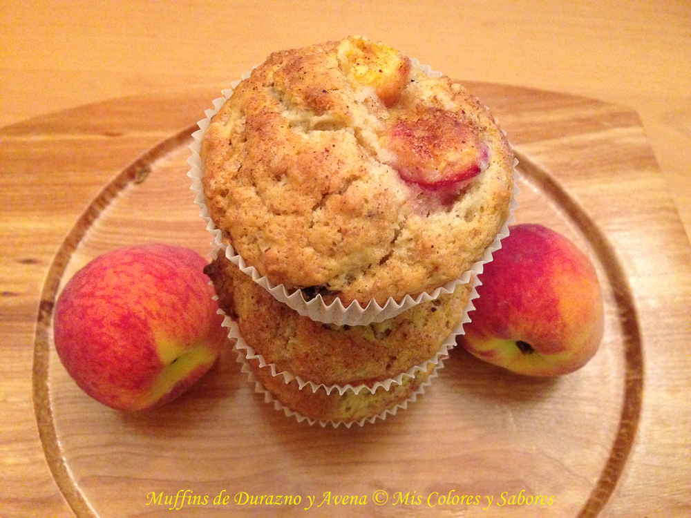 Muffins de Durazno y Avena
