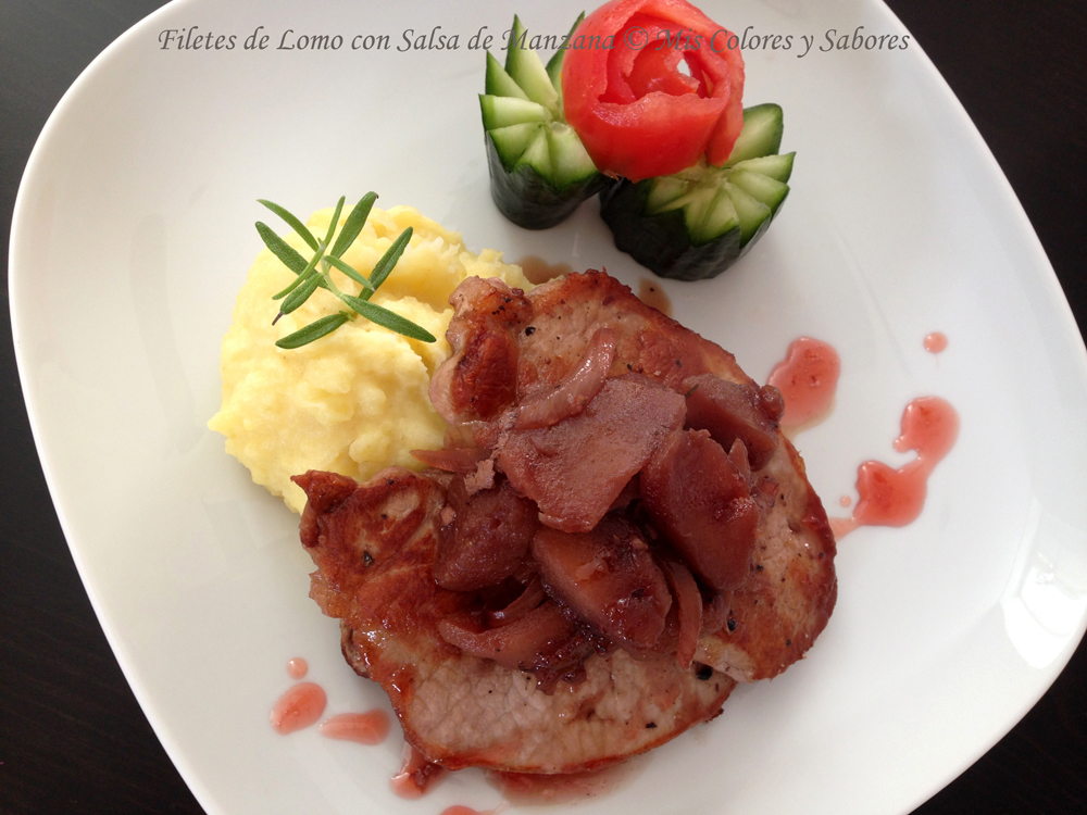 Filetes de Lomo con Salsa de Manzana